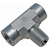 1/4 Male SS Branch Tee Control Dyne Hose Fitting